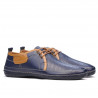 Mocassins homme 865 indigo+marron