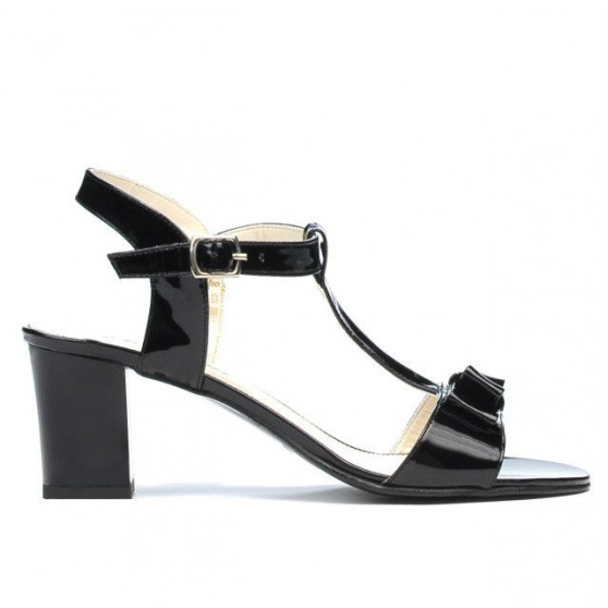 Sandales femme 1257 vernis noir Sandales femme 1257 vernis noir