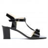 Sandales femme 1257 vernis noir