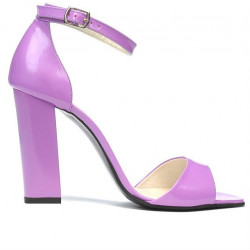 Sandales femme 1259 vernis violet clair