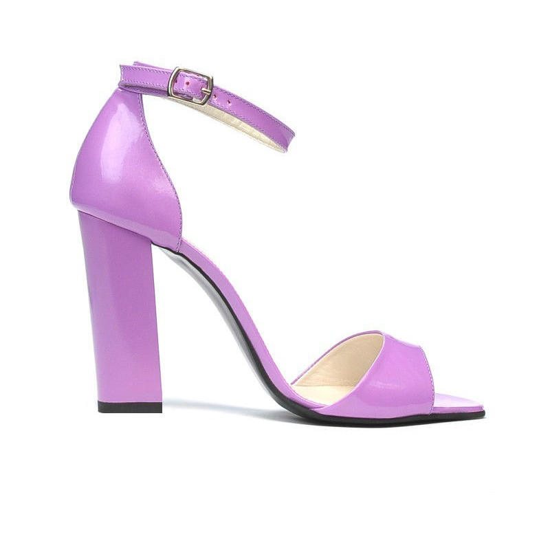 Sandales femme 1259 vernis violet clair