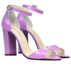 Sandales femme 1259 vernis violet clair