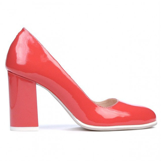 Chaussures élégantes/décontractées femme 1254 vernis rouge corail Chaussures élégantes/décontractées femme 1254 vernis rouge corail