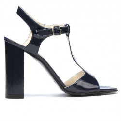 Sandales femme 1258 vernis indigo