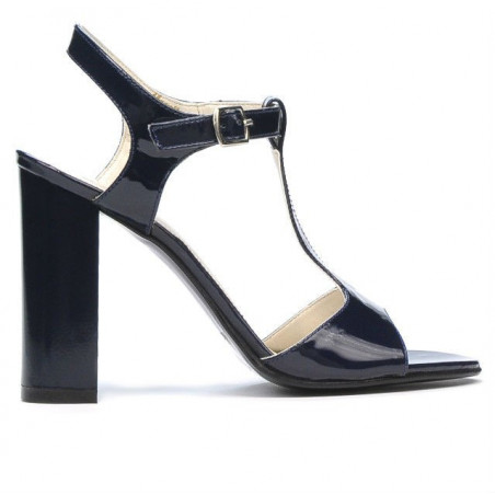 Sandales femme 1258 vernis indigo