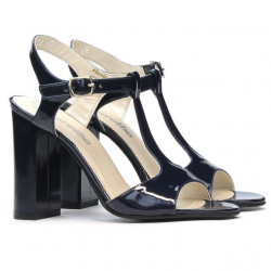 Sandales femme 1258 vernis indigo
