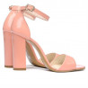 Sandales femme 1259 vernis rose
