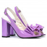 Sandales femme 1256 vernis violet clair