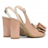 Sandales femme 1256 vernis nude