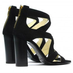 Sandales femme 1260 noir antilope