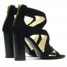 Sandales femme 1260 noir antilope