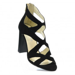 Sandales femme 1260 noir antilope