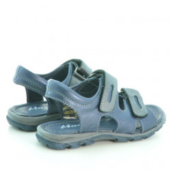 Sandales enfants petits 11c indigo+gris