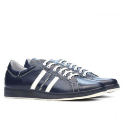 Baskets homme 959 indigo+blanc