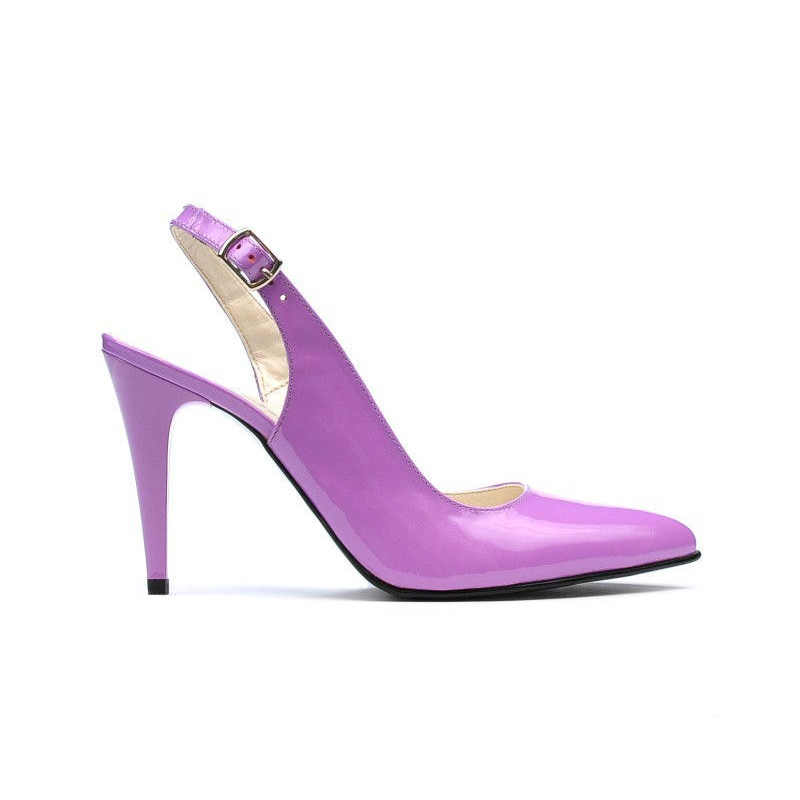 Sandales femme 1249 verni violet