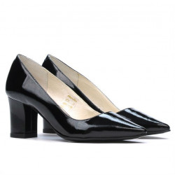 Chaussures élégantes femme 1253 vernis noir
