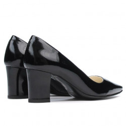 Chaussures élégantes femme 1253 vernis noir