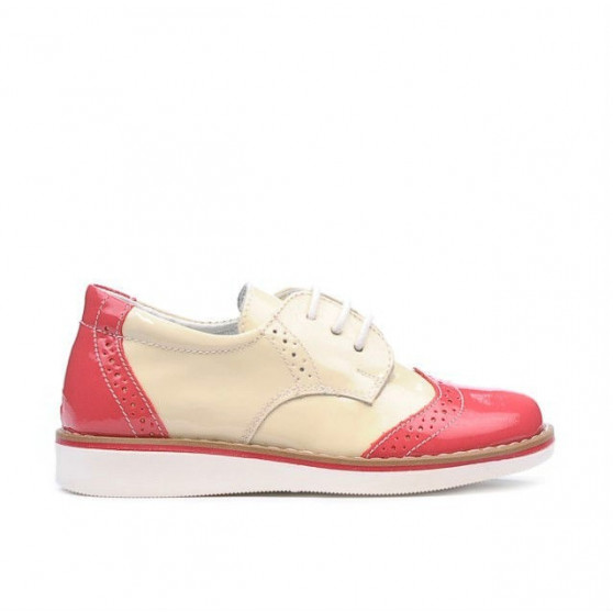Chaussures enfants petits 60c vernis rose+beige Chaussures enfants petits 60c vernis rose+beige
