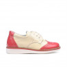 Chaussures enfants petits 60c vernis rose+beige