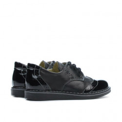 Chaussures enfants 60c vernis noir combiné