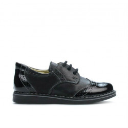 Chaussures enfants 60c vernis noir combiné