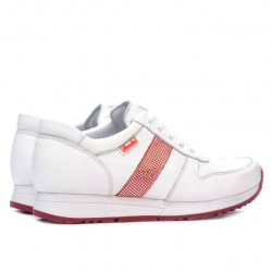Chaussures de sport femme 679 blanc+rouge