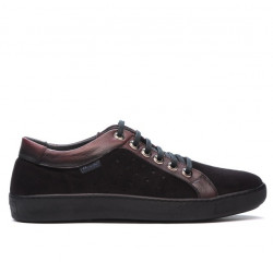 Chaussures casual/sport homme 841 bordeaux combiné