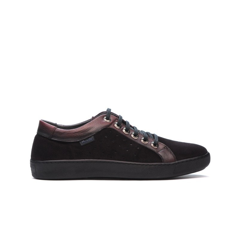 Chaussures casual/sport homme 841 bordeaux combiné