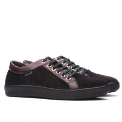Chaussures casual/sport homme 841 bordeaux combiné