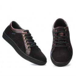Chaussures casual/sport homme 841 bordeaux combiné