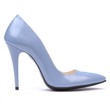Chaussures élégantes femme 1241 vernis bleu