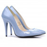 Chaussures élégantes femme 1241 vernis bleu