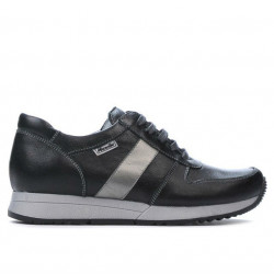 Chaussures de sport femme 679 noir+argenté