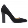 Chaussures élégantes femme 1261 noir antilope
