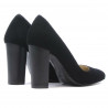 Chaussures élégantes femme 1261 noir antilope