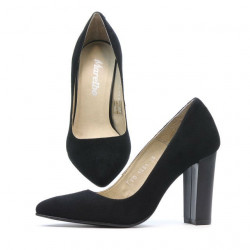 Chaussures élégantes femme 1261 noir antilope
