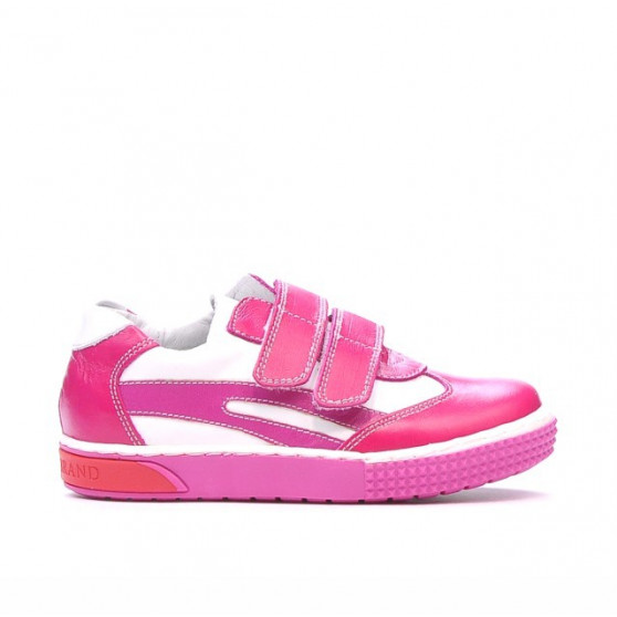 Chaussures enfants petits 16-1c rose+blanc Chaussures enfants petits 16-1c rose+blanc
