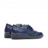 Chaussures petits enfants 60c vernis indigo combiné