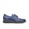 Chaussures petits enfants 60c vernis indigo combiné