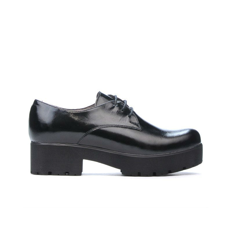 Chaussures casual femme 660 verni noir01