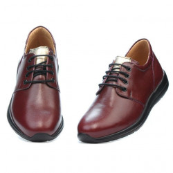 Baskets adolescents 399 bordeaux