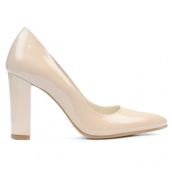 Chaussures élégantes femme 1261 vernis beige nacré