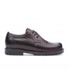 Chaussures enfants 163 bordeaux