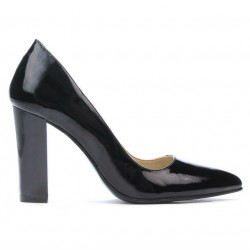 Chaussures élégantes femme 1261 vernis noir