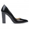 Chaussures élégantes femme 1261 vernis noir