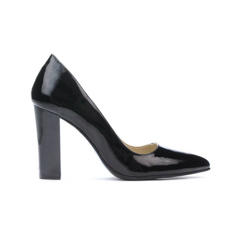 Chaussures élégantes femme 1261 vernis noir