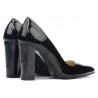 Chaussures élégantes femme 1261 vernis noir