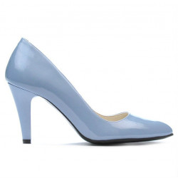 Chaussures élégantes femme 1234 verni bleu