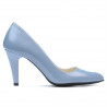 Chaussures élégantes femme 1234 verni bleu