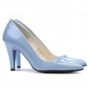 Chaussures élégantes femme 1234 verni bleu